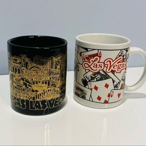 Las Vegas Vintage Cool Mugs Set Of 2